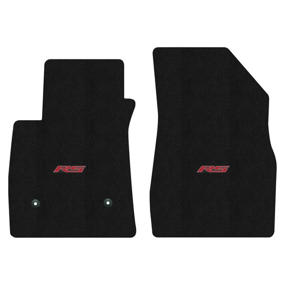Lloyd Mats LogoMat Custom-Fit 2PC Carpet Floor Mats for 2024-2026 Chevrolet Trax, Black