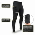 thumbnail image 3 of ONEKEEPER Goalkeeper Padded Leggings, Goalkeeper Pants, 6 mm EVA Hip Knee Protection Compression Gear for Youth Adult Keepers, 3 of 9