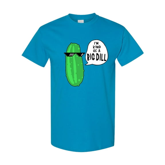 Inktastic I'm Kind of a Big Dill Pickle with Sunglasses T-Shirt