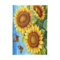 thumbnail image 2 of YAZAOO Square Tablecloth Sunflower Pattern Pattern Tableclothes, 2 of 9