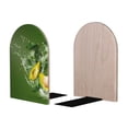 thumbnail image 2 of Naloa Friut Avocado 2 Pcs Bookend Large Capacity Office Book Ends for Home Office Library School Study Decoration, 2 of 8