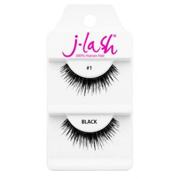 J Lash Daily Eyelashes - #1 Black