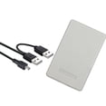 thumbnail image 1 of Discos duros externos portátiles, de seguridad de almacenamiento de 480 MB / S USB 2.0 Slim 2TB HDD para PC para PS4 para computadora Blanco Sunnimix Caja de discos duros, 1 of 8