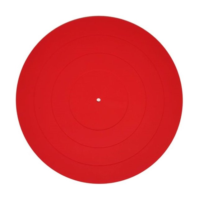 LP Anti-vibration Silicone Pad Rubber LP Slip Mat For Phonograph Turntable Vinyl Thickness 3MM Flat Soft LP Mat ,Easy to Set Up