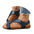 thumbnail image 3 of Fukaraa Arch Support Sandals Women Orthotic Slip-On Adjustable Open Toe Beach Casual, 3 of 6