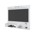 thumbnail image 3 of FM FURNITURE Irmo Wall-Mounted Entertainment Center Engineered Wood White, 3 of 7