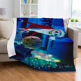 thumbnail image 4 of NIGHTMARE BEFORE CHRISTMAS,Blanket, Exquisite Blanket Bedding Super Soft for Decorative Gift, -hco1568, 4 of 5