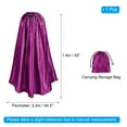 thumbnail image 2 of Unique Bargains Portable Dressing Room, 1.4M Length Instant Changing Tent for Beach Boating, Dark Purple, 2 of 6