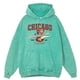 thumbnail image 2 of Sudadera con capucha del equipo de fútbol de Chicago con lavado desgastado retro para hombre, ropa de calle de gran tamaño, sudadera holgada de hip hop, sudadera con capucha 100 % algodón, 2 of 4
