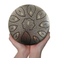 thumbnail image 2 of WDOplteas Tongue Drum Instrumento Percusión Tambor Acolchada Tambor Mano (Plata), 2 of 9