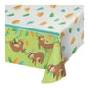Sloth Party Plastic Tablecloths, 3 Count