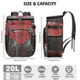 thumbnail image 3 of Travel Cooler Bag - Boho Bohemia Flower Camping Beer Cooler Backpack with Bottle Opener- Waterproof Insulated Picnic Backpacks - Cooler Bag for Beach, 3 of 6
