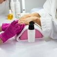 thumbnail image 3 of Nail Polish Remover Pump Bottle for Manicure Liquid Dispenser White Plastic, 3 of 5