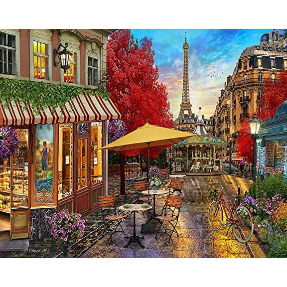 Vermont Christmas Company Evening in Paris Jigsaw Puzzle 1000 Piece