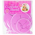 thumbnail image 6 of Pink Polka Dot 3 Tier Cupcake Stand, 14in Tall by 12in MPAR-501, 6 of 6