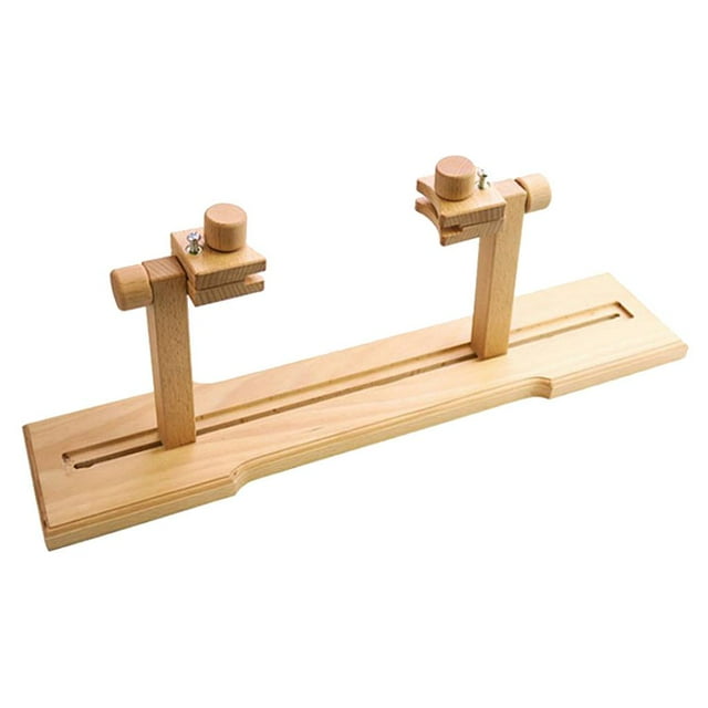 yuksok Adjustable Wood Needlework Table Rack Table Embroidery Sewing Cross Stitch Frame