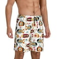 thumbnail image 5 of KLL Submarines for Men's 1-Pack Shorts,Sleep Pajama Shorts for Men Soft Pj Shorts Men's Pajama Bottoms Sleepwear -XX-Large, 5 of 7