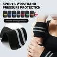 thumbnail image 6 of TNOBHG Sports Wristband Adjustable Gym Wrist Brace with Thumb Loop Fastener Tape Design Soft Carpal Tunnel Arthritis Pain Relief Wrist Protector Strap, 6 of 8