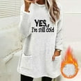 thumbnail image 1 of Ailaofu Womens Fall Long Sleeve T-Shirts Casual Tops for Leggings Loose Soft Blouses with Pocket, 1 of 4