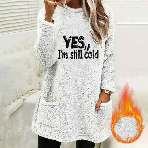 Ailaofu Womens Fall Long Sleeve T-Shirts Casual Tops for Leggings Loose Soft Blouses with Pocket