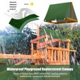 thumbnail image 2 of Playground Replacement Canopy Cover Waterproof Outdoor Replacement Sunshade Tarpaulin Protection Backyard Playset Canopy 43 x 90 In, 2 of 7