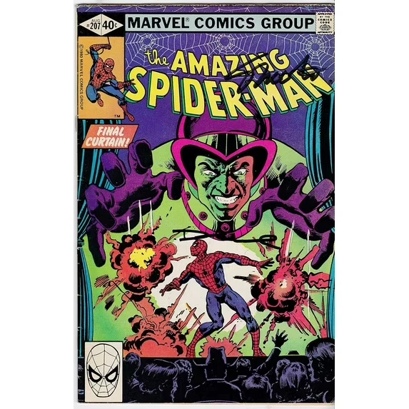 Amazing Spider-Man #207 Signed Jim Shooter Denny O'Neil
