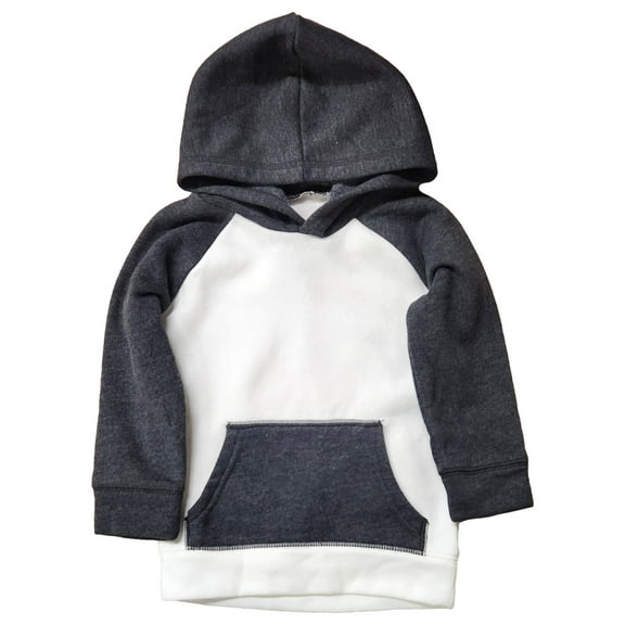 Infant Boys Gray & White Hoodie Sweatshirt Sweater 18 Months