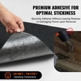 thumbnail image 5 of VEVOR Carpet Tiles Peel and Stick, 24” x 24” Squares Self Adhesive Carpet Floor Tile, Soft Padded Carpet Tiles, Easy Install DIY for Bedroom Living Room Indoor Outdoor (15Tiles, Carbon Black), 5 of 9