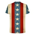 thumbnail image 5 of IROINNID Men'S T-Shirts Big and Tall T Shirts for Men,Indenpence Day Lightweight Thin Basic Round Neck Botton Summer Printed Comfortable Casual Tops, 5 of 5
