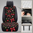 thumbnail image 6 of CHAQLIN Cherry Bow Print Padded Car Front Seat Covers for Truck, Quilted Padded Fabric Non-Slip Backing Car Seat Covers Quilted Front Car Bucket Seat Cushion Pads Protector, 6 of 7