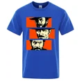 thumbnail image 5 of Camiseta vaquera con tuco de ojos de ángel rubio El bueno, el malo y el feo para hombre y mujer Il buono brutto cattivo Camiseta de algodón de gran tamaño, 5 of 5