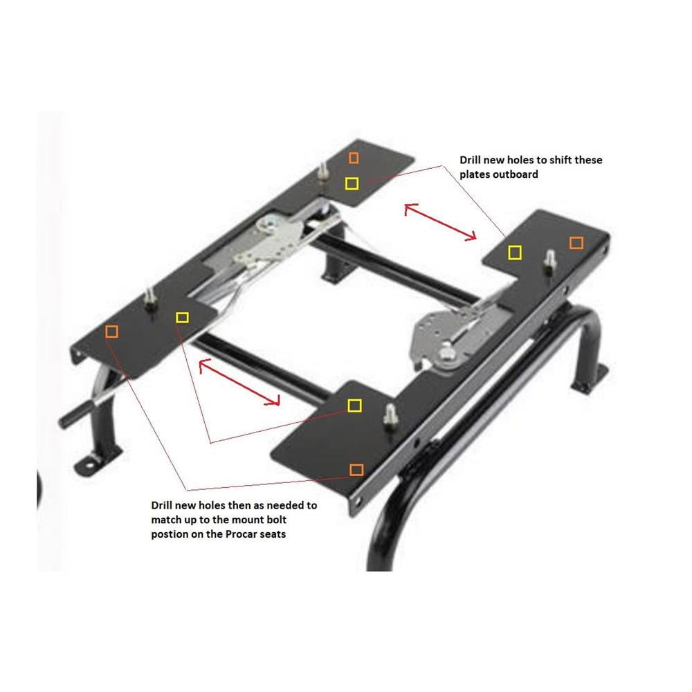 Speedway Motors Universal Seat Mount Plates