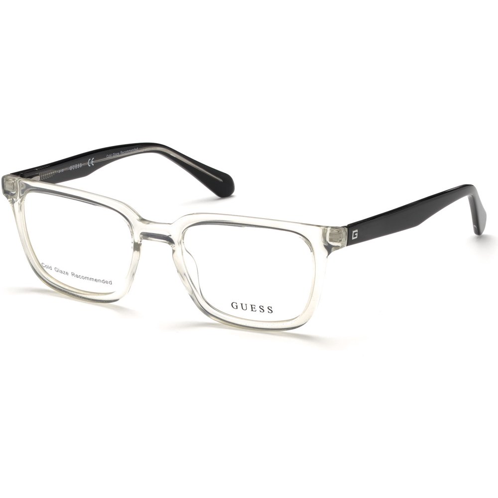 Guess Men's Eyeglasses GU1962 GU/1962 026 Crystal/Black Optical Frame 52mm