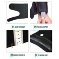 thumbnail image 4 of mmirethe 1 pcs Adjustable Hand Guard Protector Wrist Support Palm Brace Carpal Tunnel Wrap Left/ Right Hand Sports Protector Black Left hand, 4 of 6