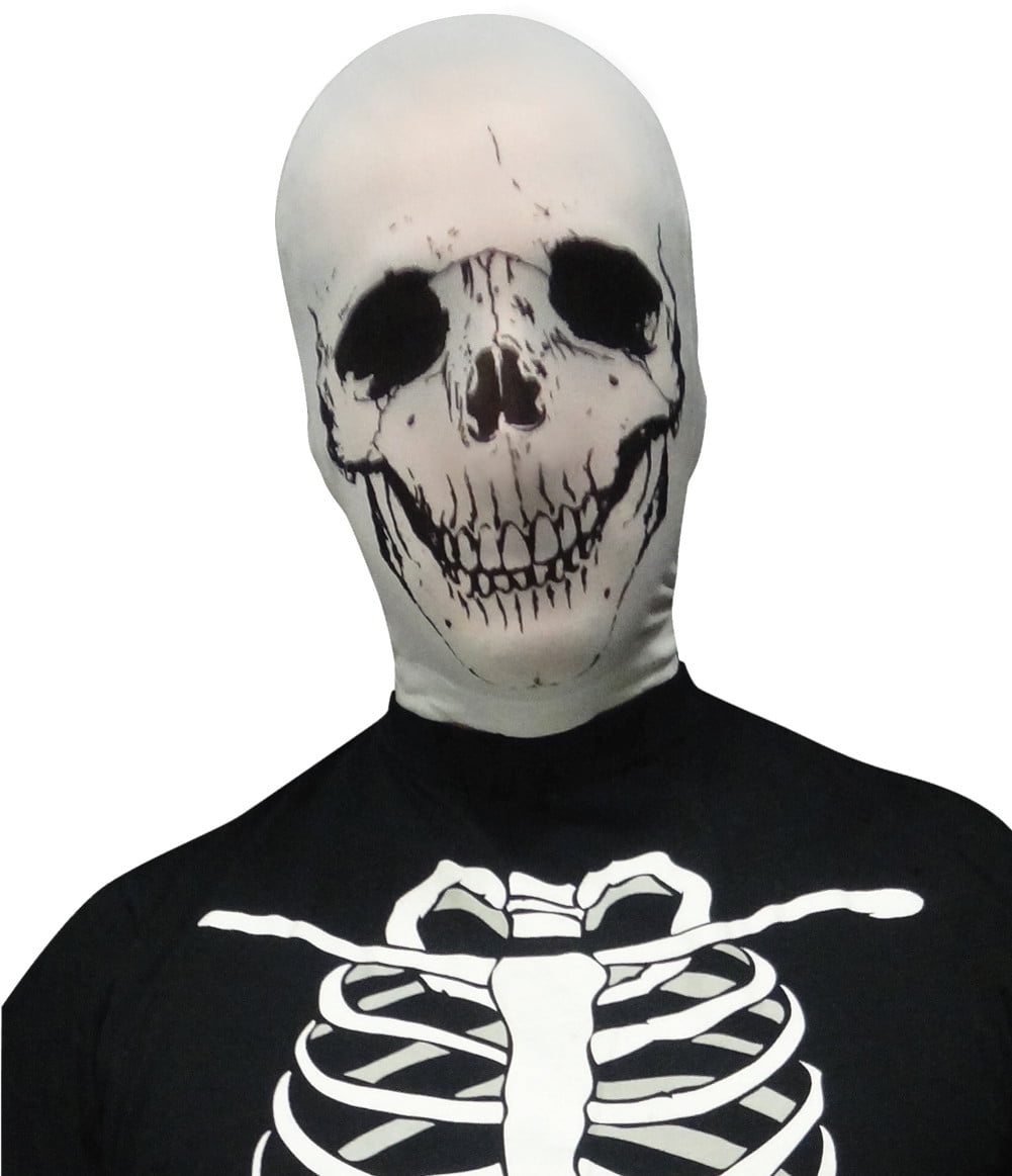 Scary Evil Skeleton Skull Stocking Fabric Mask Costume Accessory - Walmart. com