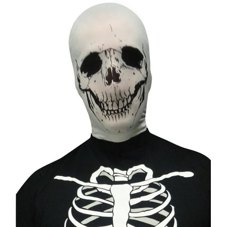 Scary Evil Skeleton Skull Stocking Fabric Mask Costume Accessory