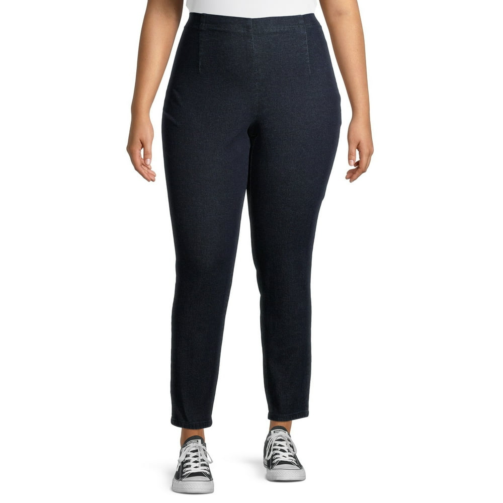 Just My Size Just My Size Women's Plus Size PullOn Flat Front Denim