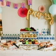 thumbnail image 7 of Extra Large 3 Tier Serving Tray Set, 24x22x9.7 inch Cupcake Fruit Cookie Dessert Table Display Stands Melamine Tiered Platters Food Trays for Party Buffet Entertaining, White, 7 of 7