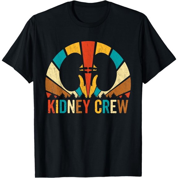 Retro Kidney Crew - Dialysis Nephrology Tech, Nurse T-Shirt mens t hirt men,black,women,misfits,journey ,boys