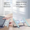thumbnail image 3 of Foldable Laptop Stand with Cooling Fan, Cooler Pad for Tablet - Enhanced Cooling Support and Portable Design B, 3 of 4