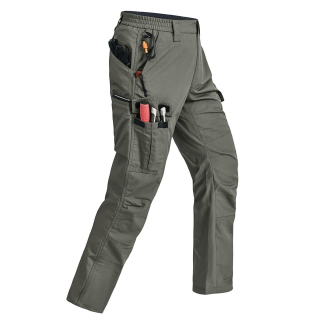 Pantalones Cargo Rapoo para Hombre Trabajo Táctico Militar Verde Ejército
