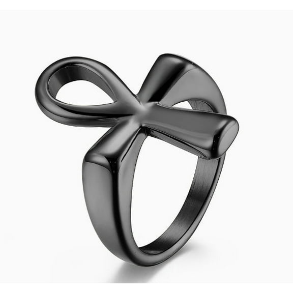 Hollow Cross Ring