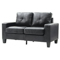 Glory Furniture Newbury Loveseat in Black Color