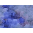 thumbnail image 1 of Ahgly Company Machine Washable Indoor Rectangle Transitional Sky Blue Area Rugs, 4' x 6', 1 of 7
