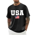 thumbnail image 1 of Birdeem Chemises pour Hommes Imprimé Col Rond Mode Décontractée Manches Courtes Blouses Col Rond, 1 of 1