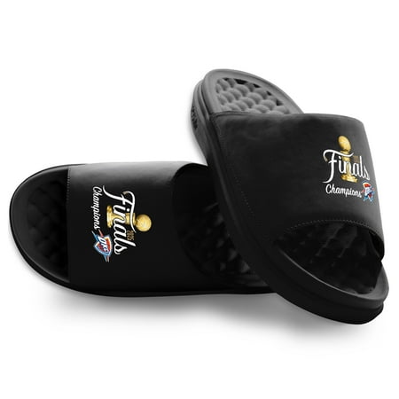 Unisex ISlide Black Oklahoma City Thunder 2025 NBA Finals Champions Motive Slide Sandals