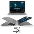 thumbnail image 4 of Acer Chromebook Spin 314 Convertible Laptop | Intel Pentium Silver N6000 | 14" HD Corning Gorilla Glass Touch Display | 4GB LPDDR4X | 128GB eMMC | Intel Wi-Fi 6 AX201 | Chrome OS | CP314-1H-P9G7, 4 of 5