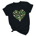 thumbnail image 4 of Camisetas con estampado del Día de San Patricio y cuello redondo para mujer, blusas femeninas cómodas a la moda, Tops Fridja bn877, 4 of 6
