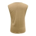 thumbnail image 5 of Pink Tank Tops for Women Casual Plain Summer Tank Tops Adjustable Baggy Scoop Neck Sleeveless Shirts Camisole Vest Undershirt Basic Tanks Top, 5 of 5