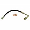 thumbnail image 2 of KarParts360 For GMC C3500HD 1991 1992 1993 1994 Brake Hydraulic Hose | Black | Treated Steel End 1 | Flexible Hose | Banjo End 1 | 9.38 Inches Axis 1 Length | Replacement For 22113492, 94665585, 2 of 5